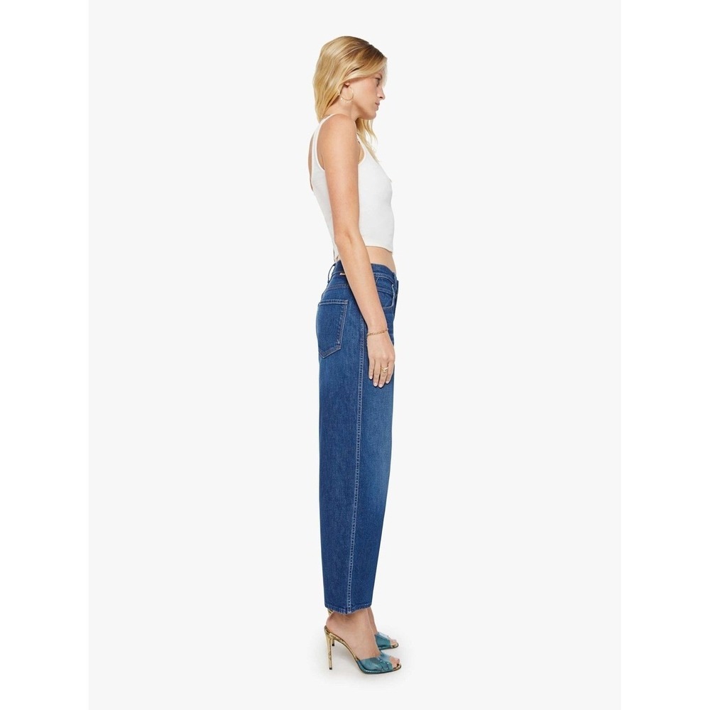 Mother Superior The Delinquent Ankle Jeans Women 28 NWT Wide Leg Made In Shade - Picture 2 of 14